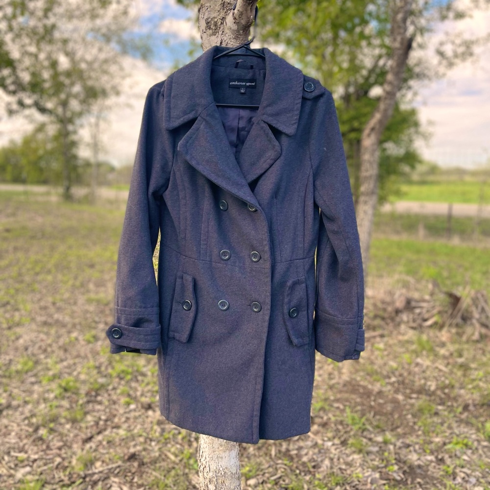 Ambiance Apparel Gray Coat